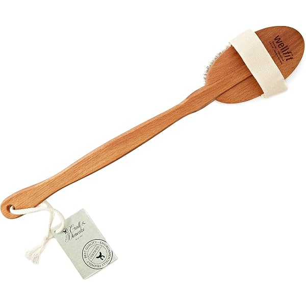 Croll & Denecke Badebürste Mit Stiel – Massagebürste Zur Hautaktivierung, Wellness-Geschenk