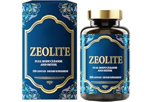 IVYACEN Zeolite Detox, Superior Heavy Metal Detox, Blended with Chlorella and Zeolite, Supports Digestive Health, Restores Vitality and Mental Clarity, 120 Pcs,1K