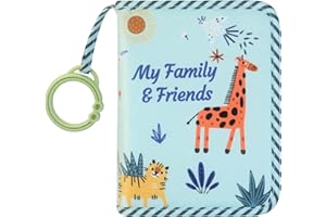 Boczif Baby Photo Album, Memory Book 4X6", Baby Photo Album with Milestone Cards, Soft Photo Cloth Book Gift Set for Newborn Toddler & Kids