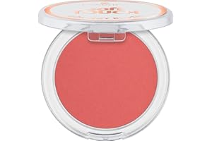 essence soft TOUCH BOUNCY BLUSH 30 exotic daisy, blush cream-to-powder, tonalità corallo vivace, finish opaco, texture nutriente, 5g