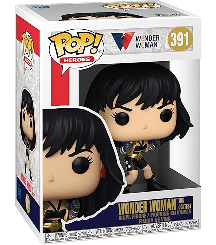 FunKo - Figura Pop elaborada en Vinilo 177, Wonder Woman con