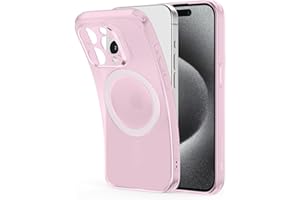 ESR Etui na iPhone'a 15 Pro, przezroczyste silikonowe etui z MagSafe, odporne na wstrząsy, cienkie etui, odporne na żółknięcie, cienkie, przezroczyste etui na telefon komórkowy, seria Zero, matowe