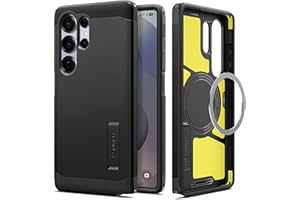 Spigen Tough Armor(AI) MagFit Coque Compatible avec Samsung Galaxy S25 Ultra - Noir