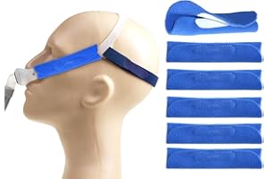 Aveen 6-Pack CPAP Strap Covers, Soft Fleece Headgear Pads, Compatible with ResMed, Philips & Most CPAP Masks, Comfortable Strap Cushions to Prevent Marks, Reduce Pressure & Improve Sleep