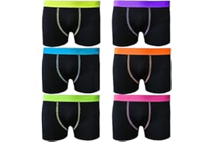 PANZY 6/12 Pairs Boys Boxer Shorts Cotton Rich Designer Trunk Boxers Underwear 5-13