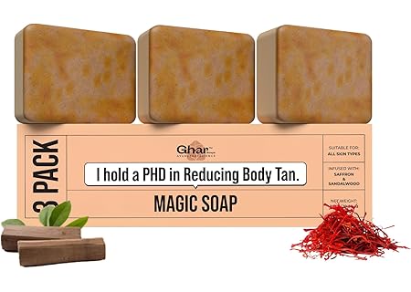 Sandalwood & Saffron Magic Soap — Tan Removal Bestseller