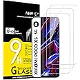 NEW'C 3 Pezzi, Vetro Temperato per Xiaomi Poco X5 5G (6,67 Pollici), Pellicola Prottetiva, Senza Bolle, Durezza 9H, 0,33mm Ul