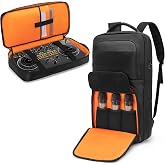 Rexmica Padded Backpack for DJ Controllers | Compatible with DDJ 400/SB2/SB3/DDJ-REV1/FLX4, Laptop Compartment Bag for DJ Equ