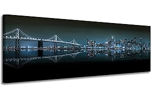 GP TONER Quadro su tela Architettura di San Francisco 150X50 cm