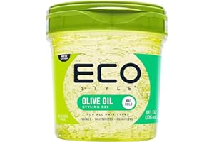Eco Style Olive Oil Eco Styler Hair Gel, Hydrate and Style, Alcohol-Free, 236 ml (Pack of 1)