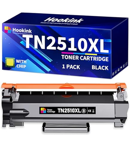 Veson TN2510XL TN2510 Toner mit Chip Kompatibel für TN-2510 XL für