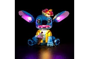YEABRICKS LED Light for 43249 Disney Stitch Building Blocks Model (Building Set NOT Included)
