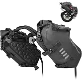 Rhinowalk Motosiklet Sele &Ccedil;antası Su Ge&ccedil;irmez 28L (14L x 2) Motosiklet Aksesuarları (Siyah 18L), Y1418B