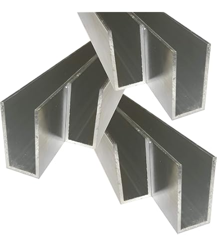 Alu Rechteckrohr 20 X 10 X 2 Mm Aluminium AlMgSi0,5 Profilrohr Profil Aluprofil Rohr (50 Cm (6 Stck