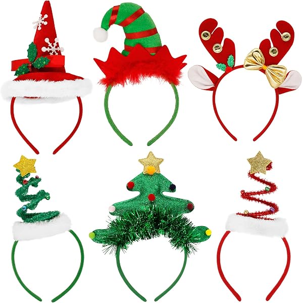 BELSITA Weihnachts-Elch-Stirnband – Mit Glitzer-Geweih Für Partys & Fotos