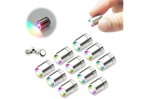 SUZEYAR 10 pcs Miniature Led Lights,Tiny Lights for Hand Craft/DIY,Miniature Lights Battery Powered, Dollhouse Light,Miniature Lights for Toy Brick Building Blocks- 10 Pack (Multicolor changing)