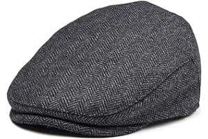 JANGOUL Kids Wool Tweed Flat Cap Herringbone Boy Girl Newsboy Caps Infant Toddler Child Youth Beret Hat Ivy Gatsby Cap