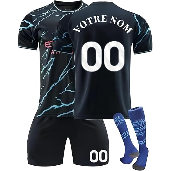 FRKN Trikot Barcelona 2025/2026 Yamal #10 Maillot Domicile De Football Pour Enfant Avec Haut Shorts, Chaussettes, Nostalgie Tailles Jeune (Bleu/Rouge, 26