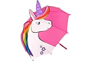 VON LILIENFELD® Parapluie Enfant Licorne Cadeau Robuste Garçon Fille Unicorn Jusqu'à 8 Ans