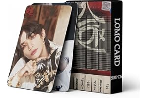 NEVSTOP 55Pcs Stray Kids Photocards HOP Cards Nouvel Album Cards SKZ Mini Merch Photo Cards StrayKids Poster Cards pour Fans