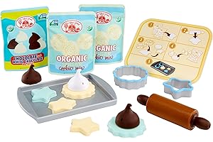 Little Tikes Creative Chefs Cookie Kit - Mit Speziellem Make-It! Mix Spielsand, 11 Zubehörteilen, Realistisches Rollenspiel-Keks-Backset, für Jungen und Mädchen ab 3 Jahren