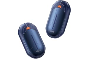 VRURC Hand Warmers Rechargeable,Magnetic HandWarmers Electric Portable Pocket Heater,2 in 1 Reusable Light Heater for Pocket Gloves,Men Women Gifts for Chrismas, Outdoor Camping, Hunting