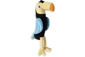 Karlie 521579 - Peluche a forma di tucano, 38 x 14 x 8 cm, colore: Blu/Giallo