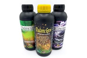 MADAME GROW - Fertilizante orgánico - Fertilizante de floración - Kit Power - 3PACK - 3X1L