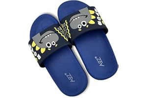A2Z 4 Kids Boys Girls Sliders Sandals Cute Dinosaur Unicorn Design Kid Summer Beach Holiday Pool House Slip-On Shoes Anti-Slip EVA Sole Lightweight Footwear Toddler to Big Kids Sizes 5K to 3 UK
