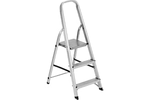 Linea Garden Friend Scala Alluminio Everest 3 gradini per Uso Domestico e bricolage Portata Max 150 kg