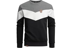 Amaci&Sons Herren Basic College Sweatjacke Pullover Hoodie Sweatshirt 4064