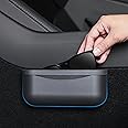 EVFIT for Tesla Model 3 Model Y Accessories Center Console Organizer Storage Box Silicone Velcro Sunglasses Coin Holder for Flocking
