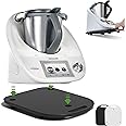 Tm6 Bimby Tavola Scorrevole In Vetro Acrilico Per Bimby TM6 E TM5 Accessorio Per Thermomix Con Ruote E Manico H 1165701