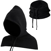 ROCKBROS Passamontagna Ciclismo Invernale Balaclava Bicicletta con Cappuccio Cappello Caldo Scladacollo Antivento Multifunzionale per Corsa Escursionismo Uomo Donna Unisex