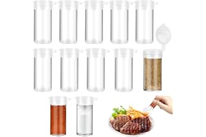 TNOMSNO 10 Stück Salz- und Pfefferstreuer-Set, 6 g Reisesalz und pfefferstreuer