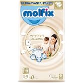 Molfix Pure&Soft Ultra Avantaj Paketi Extra Large 6 Beden Bebek Bezi (1 x 54 Adet)