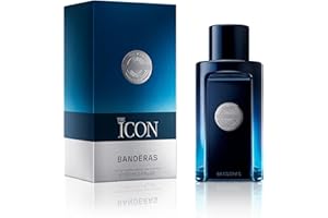 Antonio Banderas Perfumes - The Icon - Eau de Toilette Spray dla mężczyzn, bursztynowy zapach - 100 ml