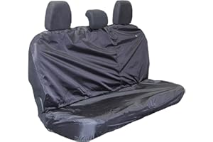 TOWN AND COUNTRY COVERS Town and Country MFRLBLK Multi-Fit Rear Large Seat Cover - Black