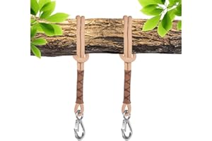 YGKYMVW Drzewko do mocowania huśtawki, 2 sztuki, 60 cm, hamak, linka do zawieszenia, regulowany fotel wiszący, pasek z karabińczykiem, huśtawka, zestaw do mocowania huśtawki, hamaka