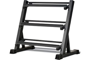 MARCY 3-Tier Dumbbell Rack Multilevel Weight Storage Organizer for Home Gym DBR-86