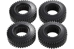 KEEDA 4.8 cm gumowe opony koła opony do 1:10 RC Rock Crawler Car Axial SCX10 RC4WD D90 D110 TF2 Traxxas TRX4 (B)