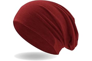 Hatstar® | Klassische Damen Beanie Mütze | Herren Jersey Longbeanie | Unisex | Elastisch, leicht und weich