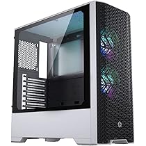 Case ATX Mid-Tower Neo Air - Frontale Mesh, 2 Ventole RGB, Controller Integrato - Bianco - Foto 8
