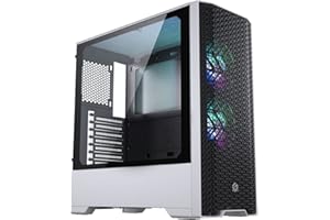 Magniumgear Neo Air ATX Mid-tower, design frontale in rete ad alto flusso d'aria, 2 ventole da 120 D-RGB, controller D-RGB, bianco (MG-NE520A_DBW02)