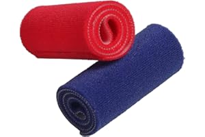 Legion Arms Teamschleifen/Marker, Armbinden, für Airsoft und Paintball, Oberarm, Doppelklett, rot, blau