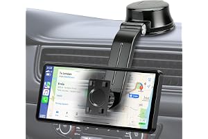 EEEKit Sugkopp bilmontering för CarPlay-skärm, 360° rotation Carplay displayhållare, justerbar vindruta instrumentbräda monte