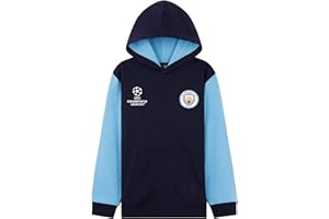 MANCHESTER CITY F.C. Boys Hoodie Teenagers Warm Hooded Sweatshirt Man City Gifts
