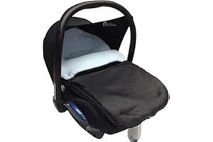 FOR YOUR LITTLE ONE Car Seat Footmuff/Cosy Toes Compatible with Maxi COSI Pebble Cabrio Light Blue