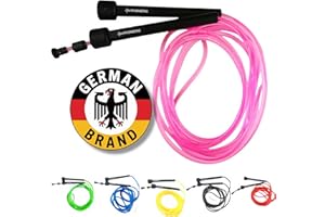 ‎SPORTIVONETIC SPORTIVONETIC® Premium Springseil für Erwachsene & Kinder, Damen & Herren - für Fitness, Crossfit, Sport, Boxen und Freizeit - Verstellbare Größe - Speed Rope, Jump Rope, Sprungseil