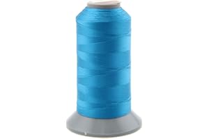 NTS Nähtechnik 1000m Nähgarn, Ledergarn 40 N, Farbauswahl, Filament Garn für Leder (Lichtblau)